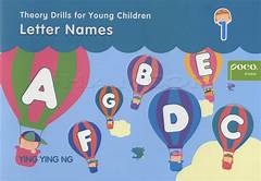 Theory Drills for Young Children Letter Names (Book 1)